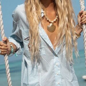 Spell Horizon Shirt in Blue Sky - Flaw